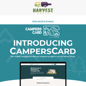 🏞️ Introducing a New Campground Discount Program!