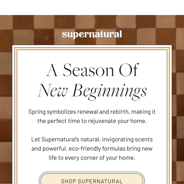 Ready for a clean slate, Supernatural? ✨