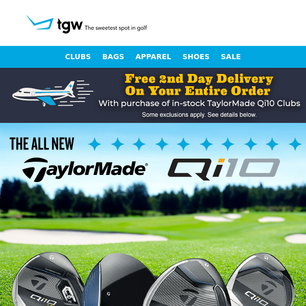 TaylorMade Qi10 Clubs In-Stock & Now Shipping. Experience Your Drives in 10K