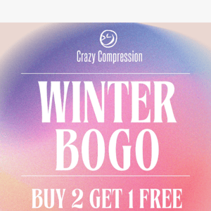 Last Day - Winter BOGO Alert! Buy 2, Get 1 FREE on All Compression Socks 🧦❄️