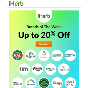 Up to 20% Off Tree To Tub, Youtheory, Traditional Medicinals & more