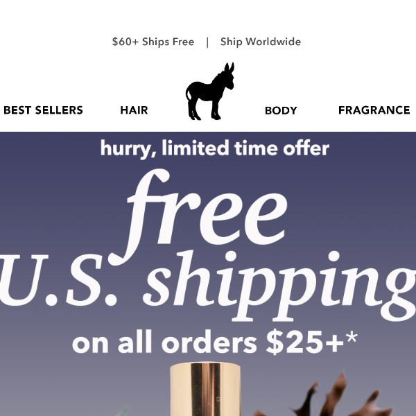 Limited Time Offer - Free Shipping!