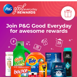 Love P&G brands Tide & Olay? THIS is for you! 😍