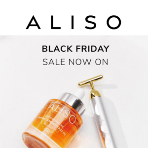 ALISO BLACK FRIDAY - 50% OFF PLUS CHOOSE 1 OF 4 FULL SIZE PRODUCT 🎁 - exclusive offer for our subscribers