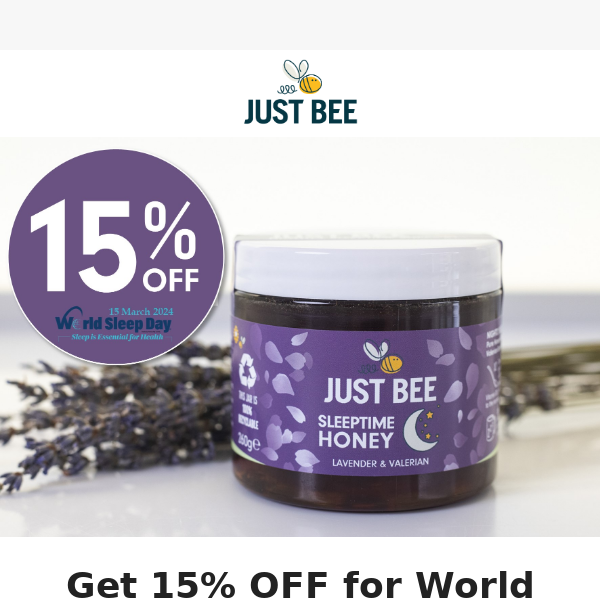 Get 15% OFF all sleep products for World Sleep Day! 💤