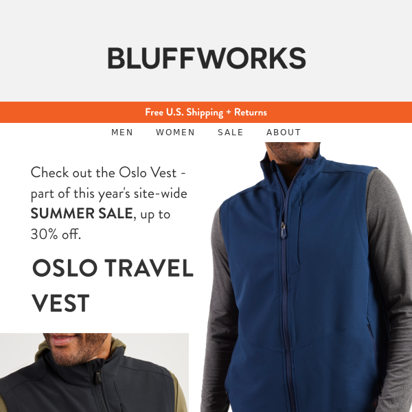 Oslo Vest and Summer Sale