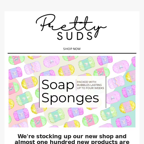 Product Drop! Soap Sponges 💦