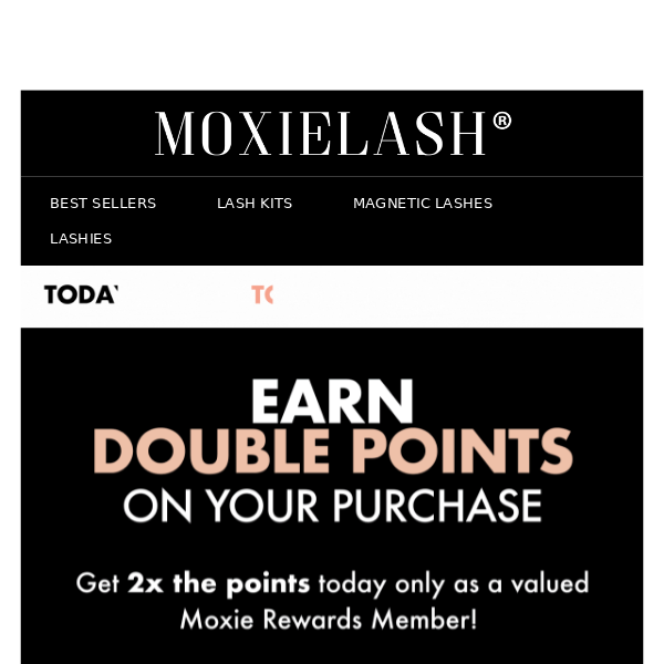 TODAY ONLY > Double Points Day