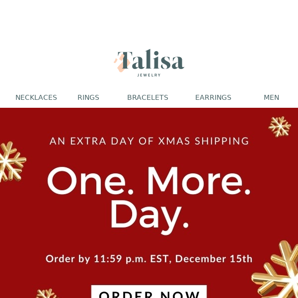 Talisa Jewelry, Santa's Got Your Back🎅