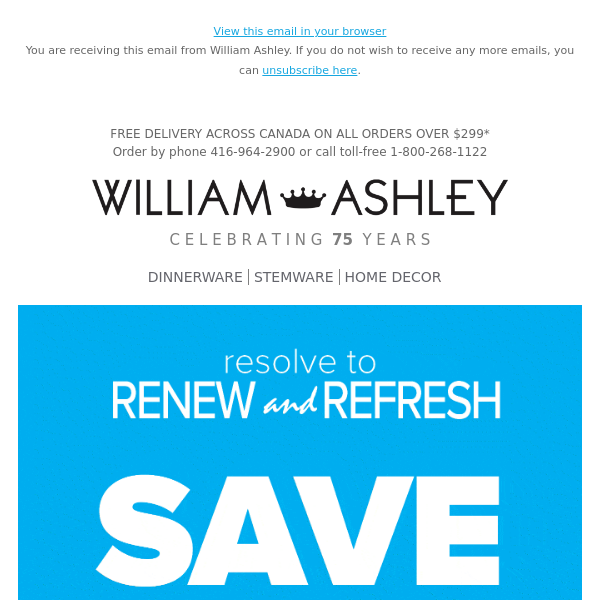 Resolve to Renew & Refresh!