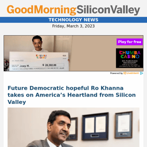 Future Democratic hopeful Ro Khanna takes on America’s Heartland from Silicon Valley