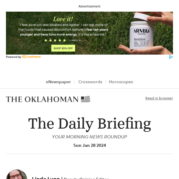Daily Briefing: OKC TIF allocations questioned; Book on Indigenous boarding school research; Broadband grants