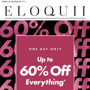 OMG: Up to 60% off!!