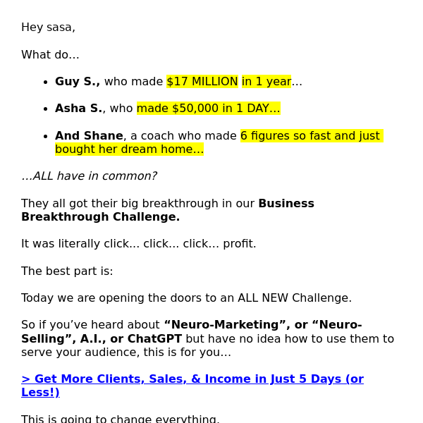 ✳️ How to get "Neuro-Marketing" to sell for you!