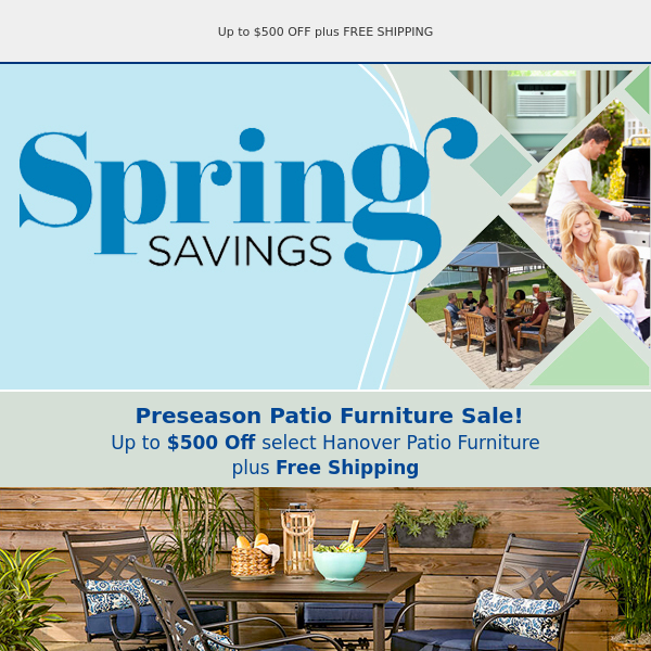 🌼Our Preseason Patio Furniture Sale is here!