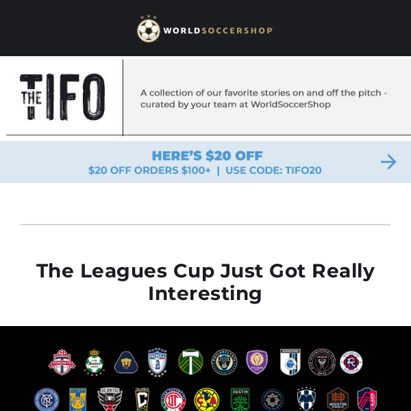 The Tifo Newsletter: Summer of Soccer 2023 | 7/13/23