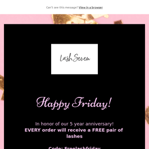 🎉 FREE Lash Sale 🎉 Today Only! 🛍