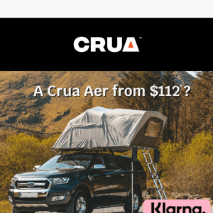 Crua teams up with Klarna😍