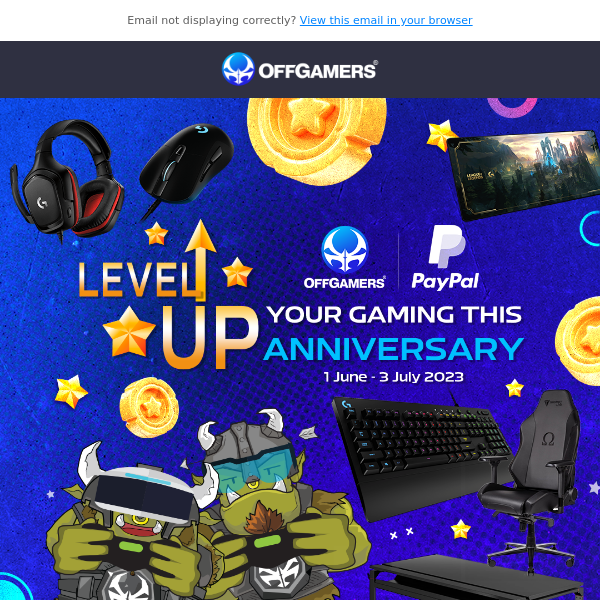 Level Up Your Gaming This Anniversary