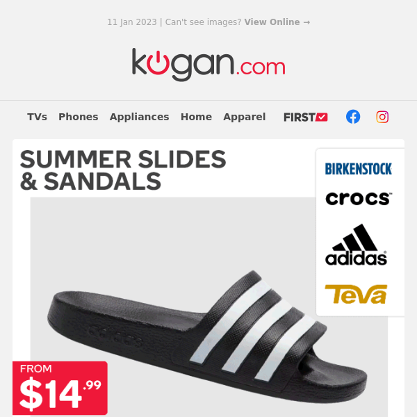 🩴 Birkenstocks, Crocs, Adidas & More - Summer Slides & Sandals from $14.99