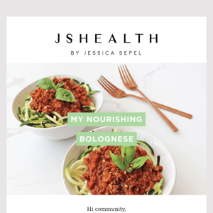 My Nourishing Bolognese