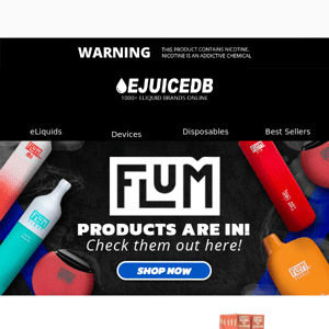 🤩 Flum disposables are a always a good choice