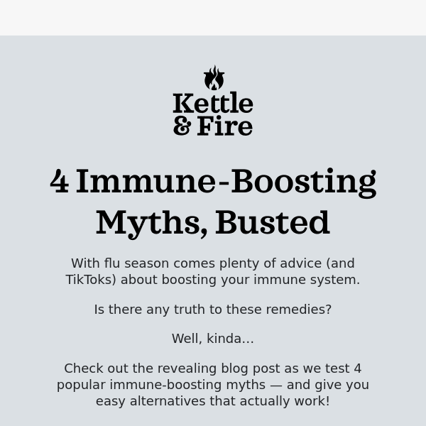 Are these immunity myths actually real?