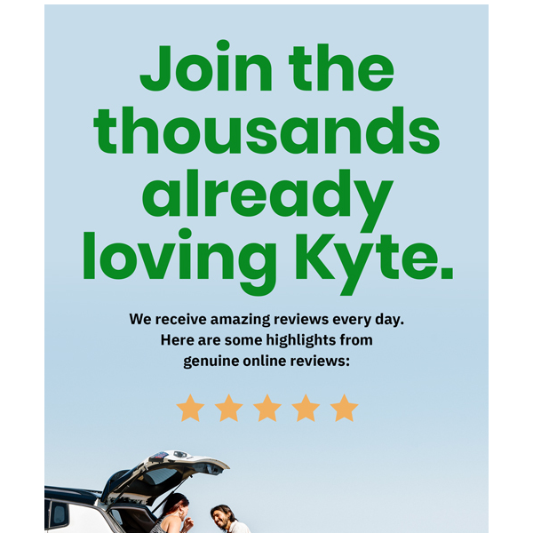 Join the thousands already loving Kyte
