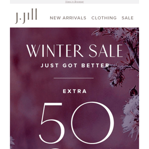 Extra 50% off all sale styles!