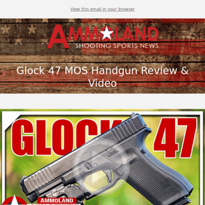 Glock G47 MOS Review & Video