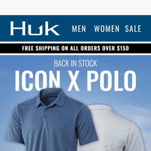 Back in Stock: Icon X Polos