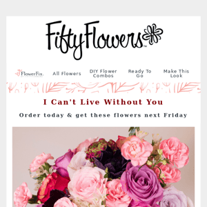 Get this Flirty Bouquet 💕