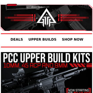 PCC 10mm, 45 ACP, And 9mm Kits Selling FAST!