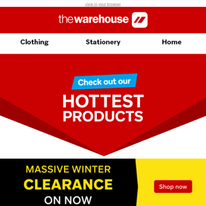 Massive Winter Clearance ON NOW!