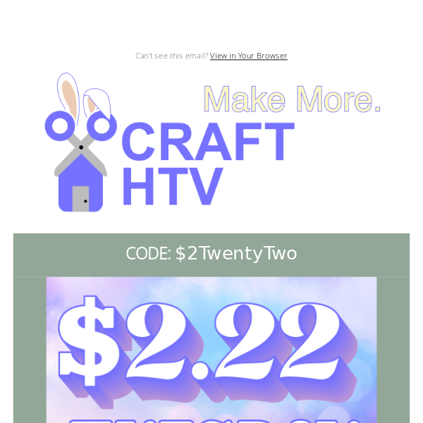 $1 HTV & $2.22 HTV
