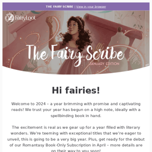 💜 The January 2024 Fairy Scribe 💜