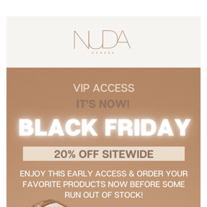 It's now: BLACK FRIDAY 🖤🛒