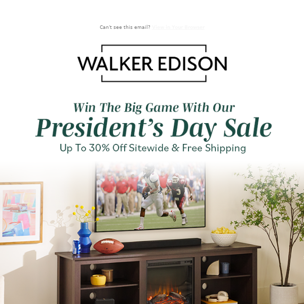 Get Ready For The Big Game Sale