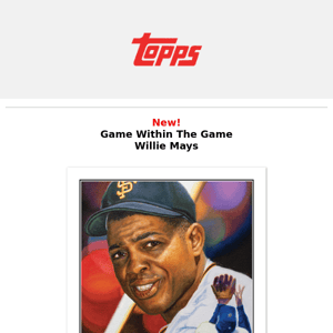 New Willie Mays Game Within The Game!