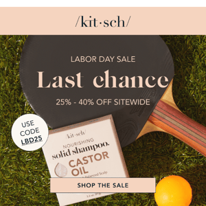 Enjoy Last Chance Savings this Labor Day! ⌛