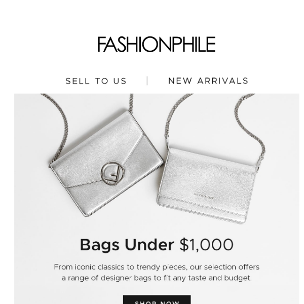 Fashion Finds Under $1,000