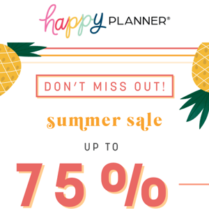 The Summer Sale Event is Ending Soon ☀️