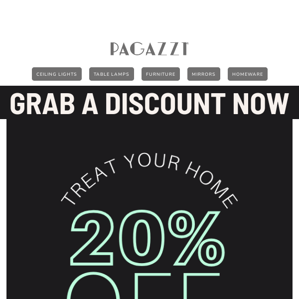 ❕ 20% OFF - Pagazzi Design