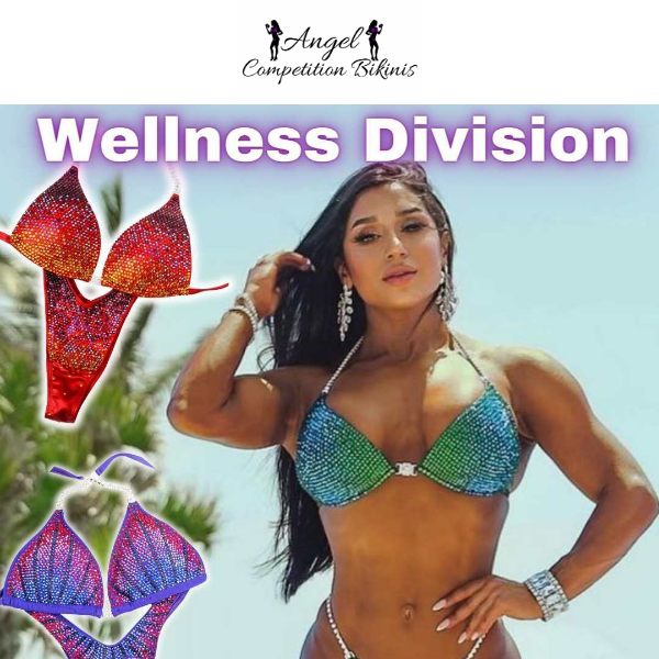 💪Wellness Athletes! Stand out on stage in an Angel Competition Bikini!