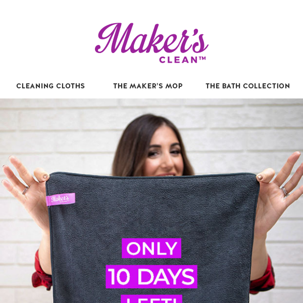 Hurry! Only 10 Days Left...