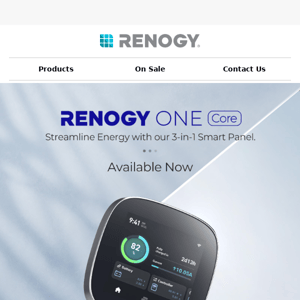 🛎️Updates: Renogy ONE Core is Available Now!