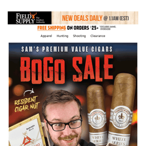 Cigars: 2-fer & BOGO premium values galore… Monte, Padilla, La Palina, AJ & more