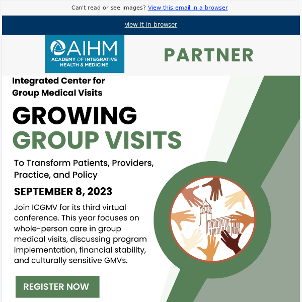 ICGMV's 2023 Conference, "Growing Group Visits to Transform Patients, Practice, and Policy" is Coming Up!