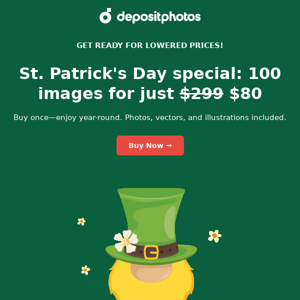 ☘️ St. Patrick's Day is here! Check our holiday deal