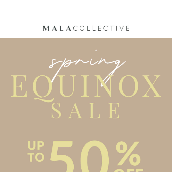 Have you seen our Spring Sale? 👀🌸 up to 50% OFF